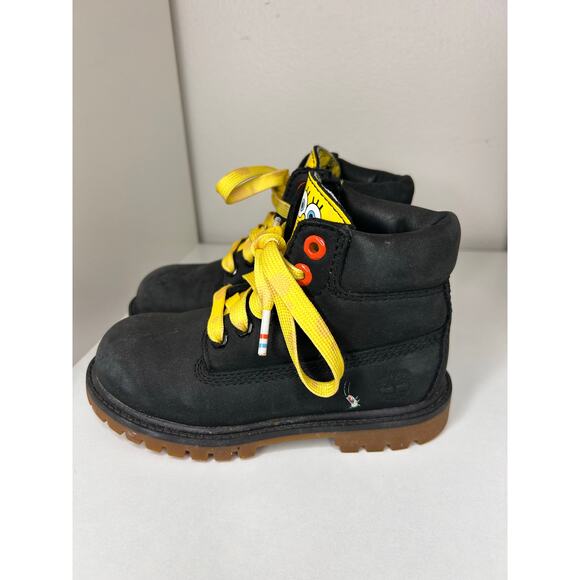 Timberland x Spongebob Square Pants Limited Edition Boot Toddlers 11 - Picture 4 of 9